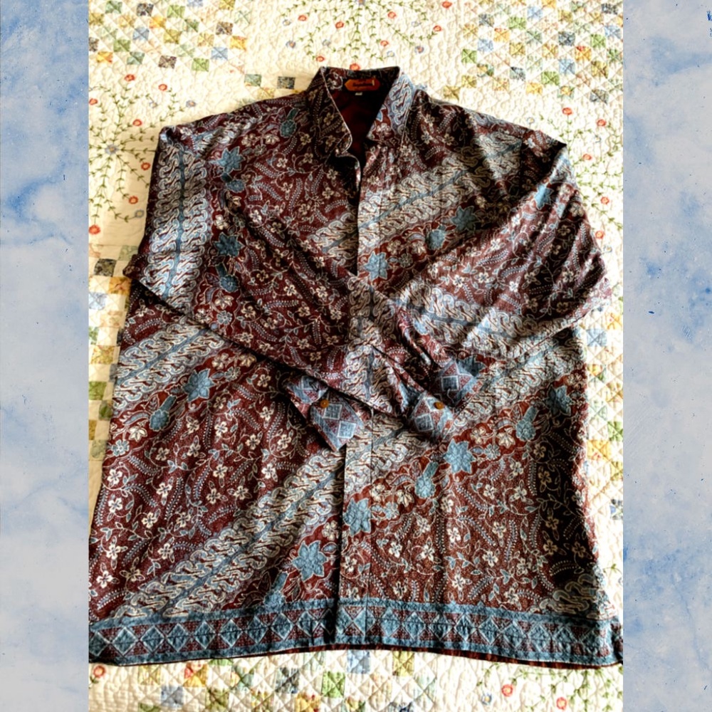 Surjadhana Batik Lined Shirt Size LL